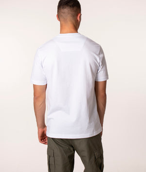 Siren T-Shirt in Core White, Marshall Artist, EQVVS,  Back Model Shot