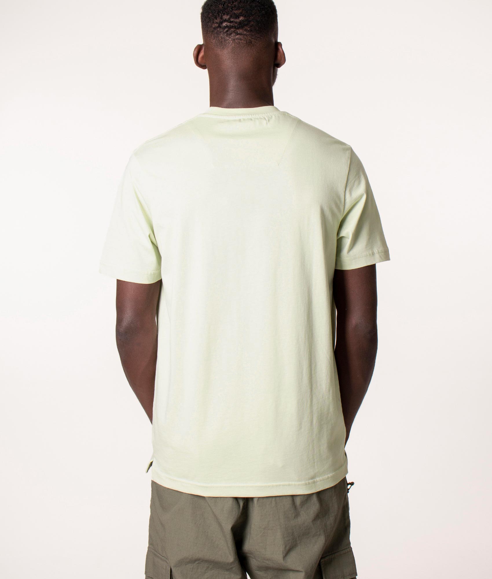 Siren T-Shirt in Pistachio, MArshall Artist, EQVVS, Back Model Shot