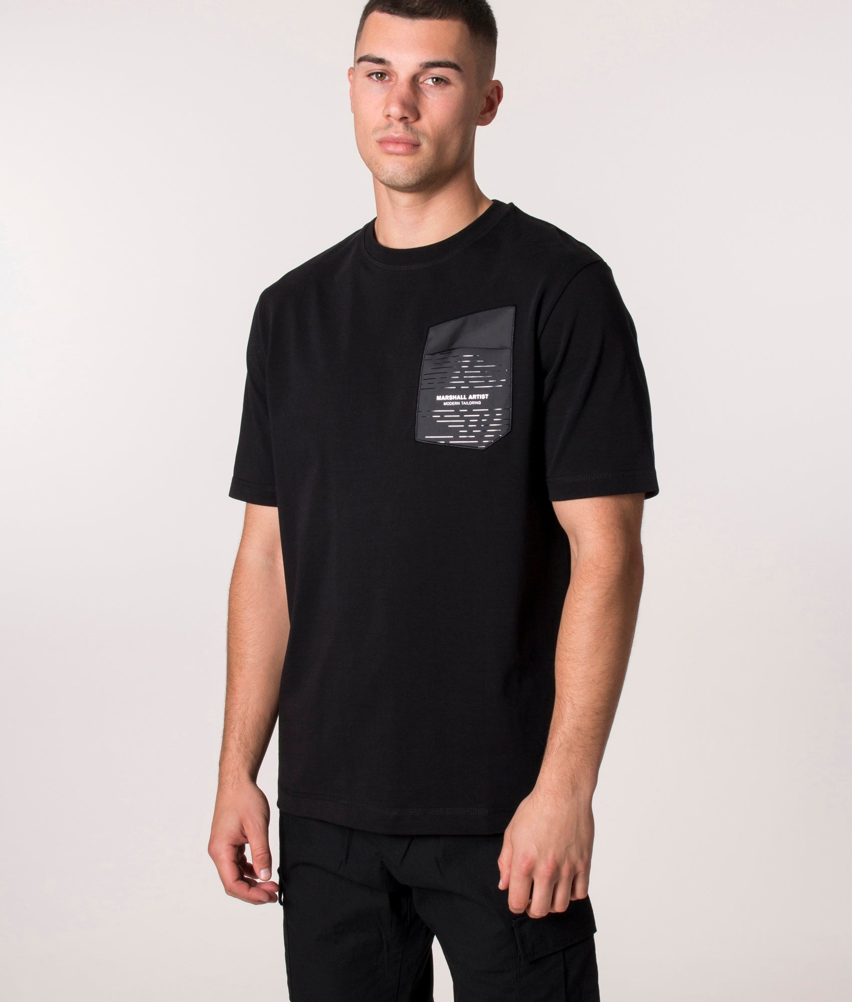 Frequency-T-Shirt-Black-Marshall-Artist-EQVVS