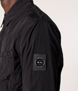 Krinkle-Nylon-Overshirt-Black-Marshall-Artist-EQVVS