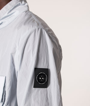 Quarter-Zip-Lightweight-Krinkle-Nylon-Jacket-Dolphin-Grey-Marshall-Artist-EQVVS