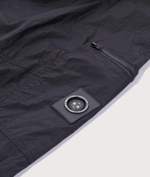 Regular-Fit-Krinkle-Nylon-Cargos-Black-Marshall-Artist-EQVVS