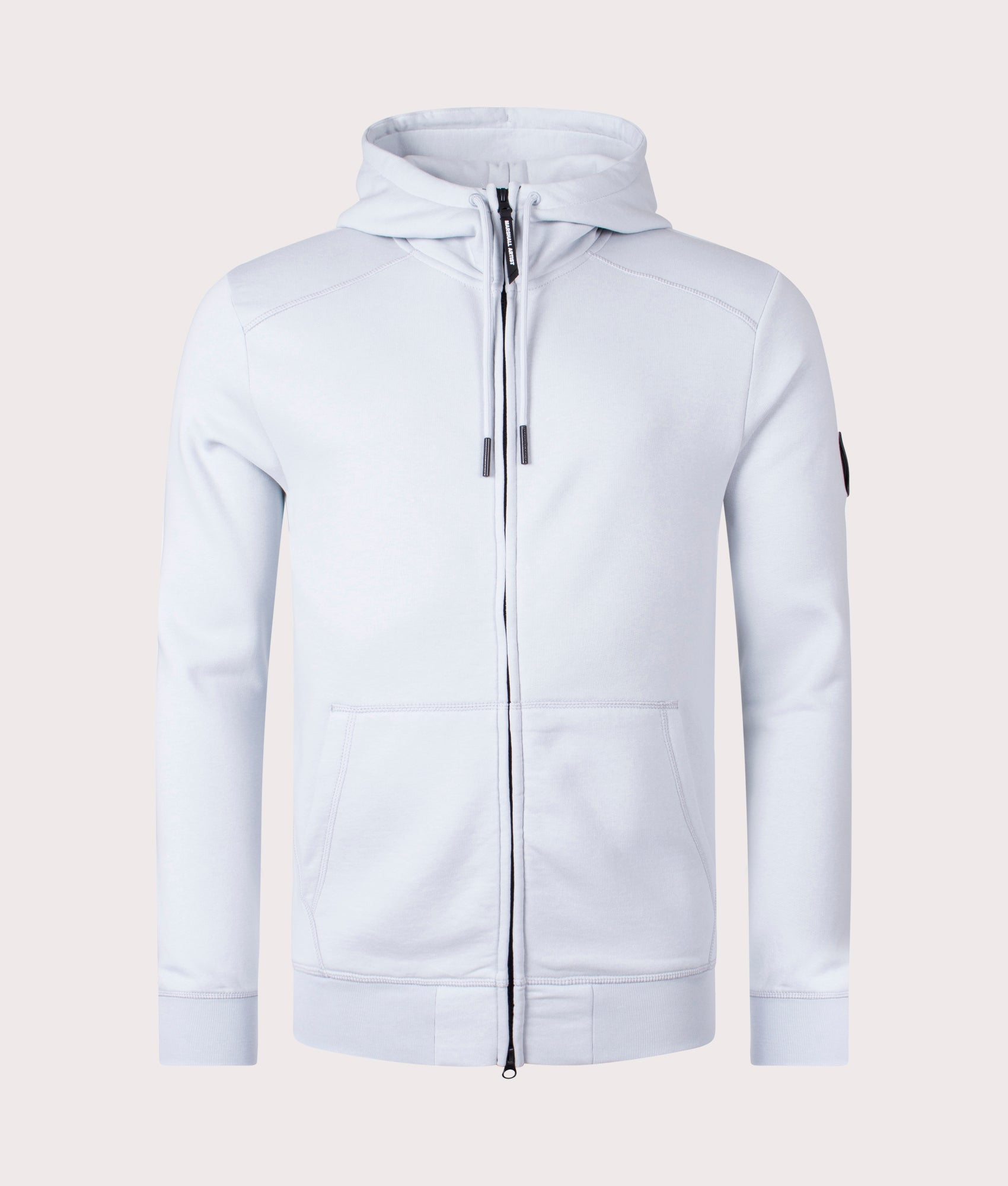 Zip Through Siren Hoodie Dolphin Grey Marshall Artist EQVVS