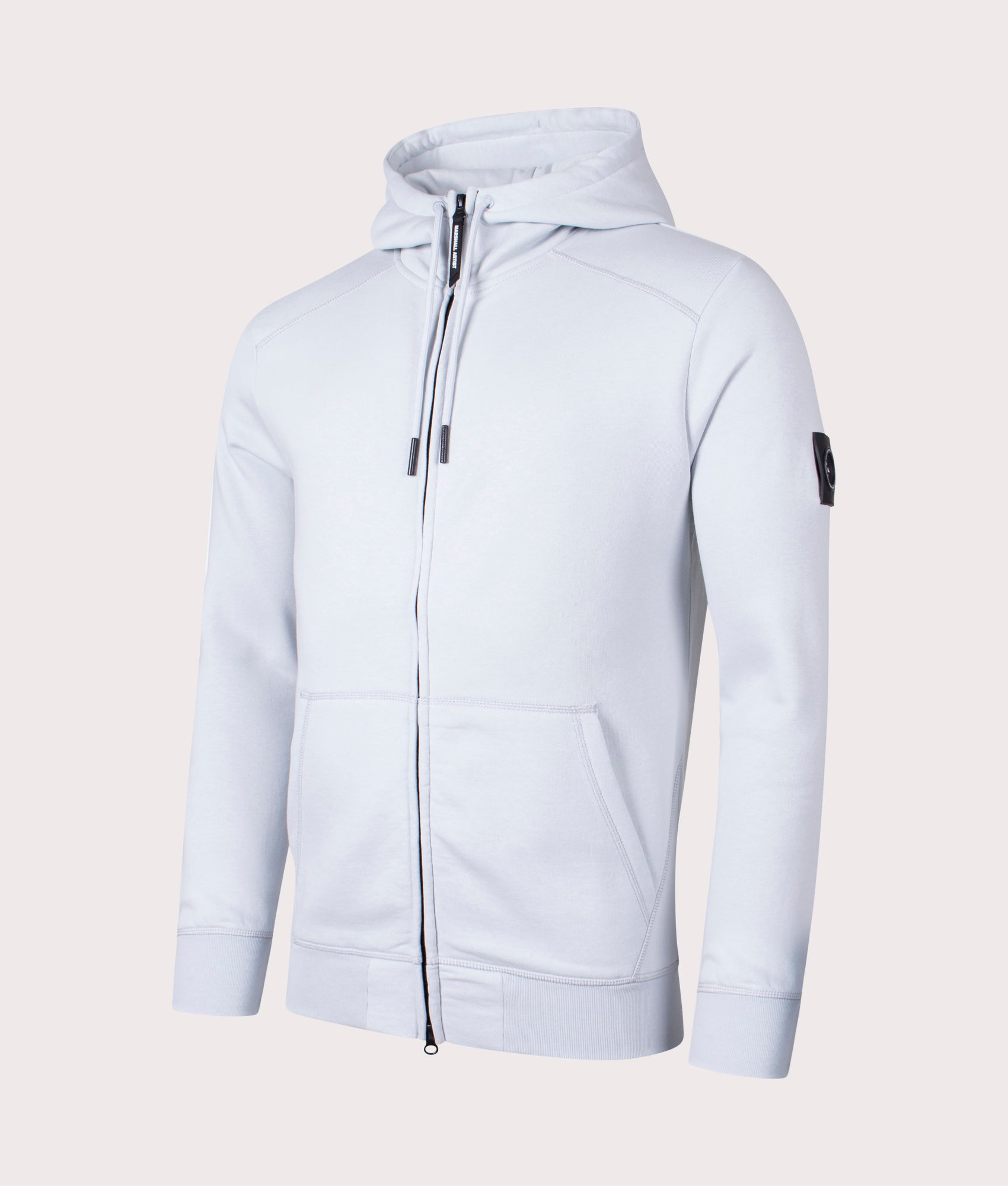 Zip-Through-Siren-Hoodie-Dolphin-Grey-Marshall-Artist-EQVVS