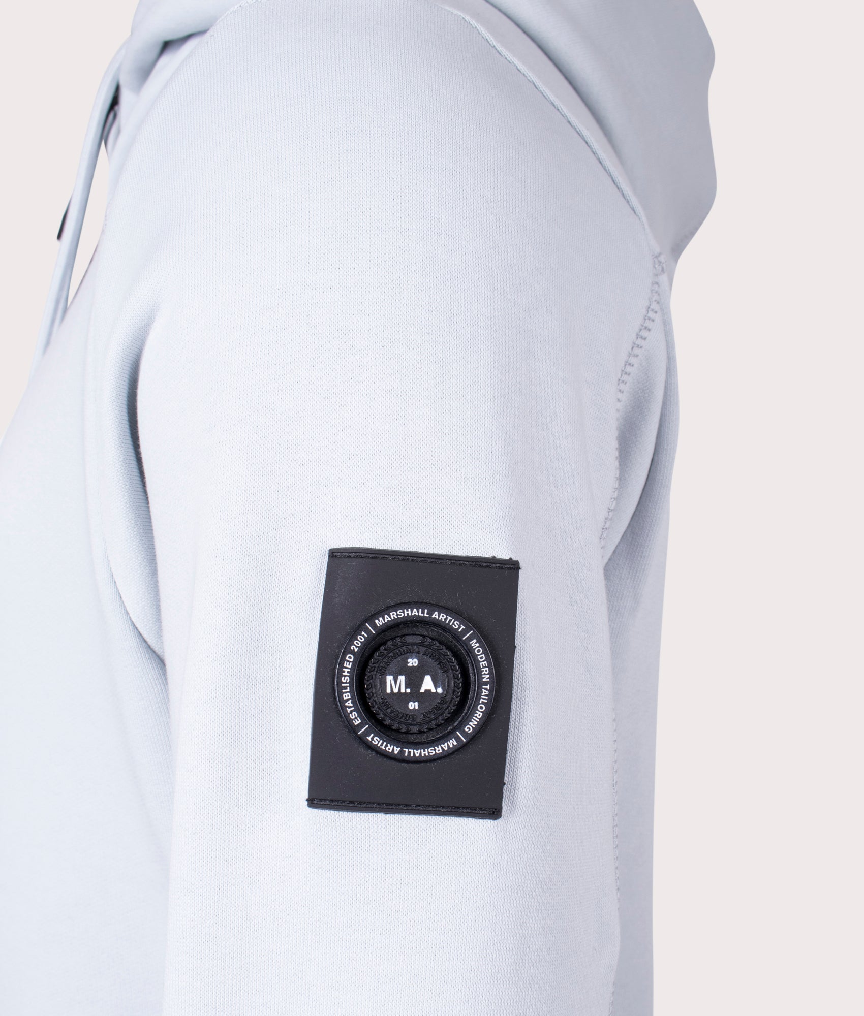 Zip-Through-Siren-Hoodie-Dolphin-Grey-Marshall-Artist-EQVVS