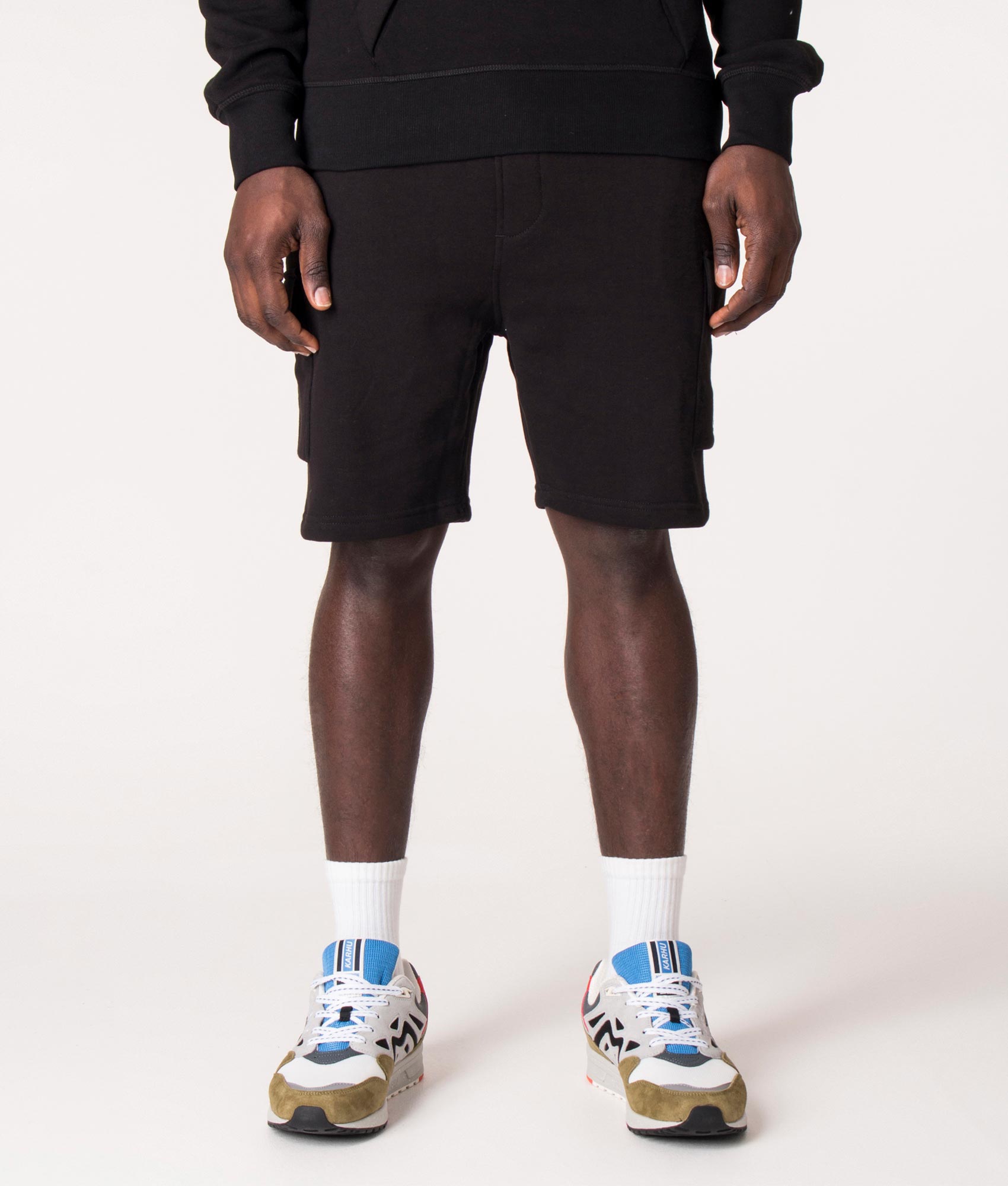 Regular-Fit-Siren-Cargo-Sweat-Shorts-Black-Marshall-Artist-EQVVS