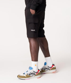 Regular-Fit-Siren-Cargo-Sweat-Shorts-Black-Marshall-Artist-EQVVS
