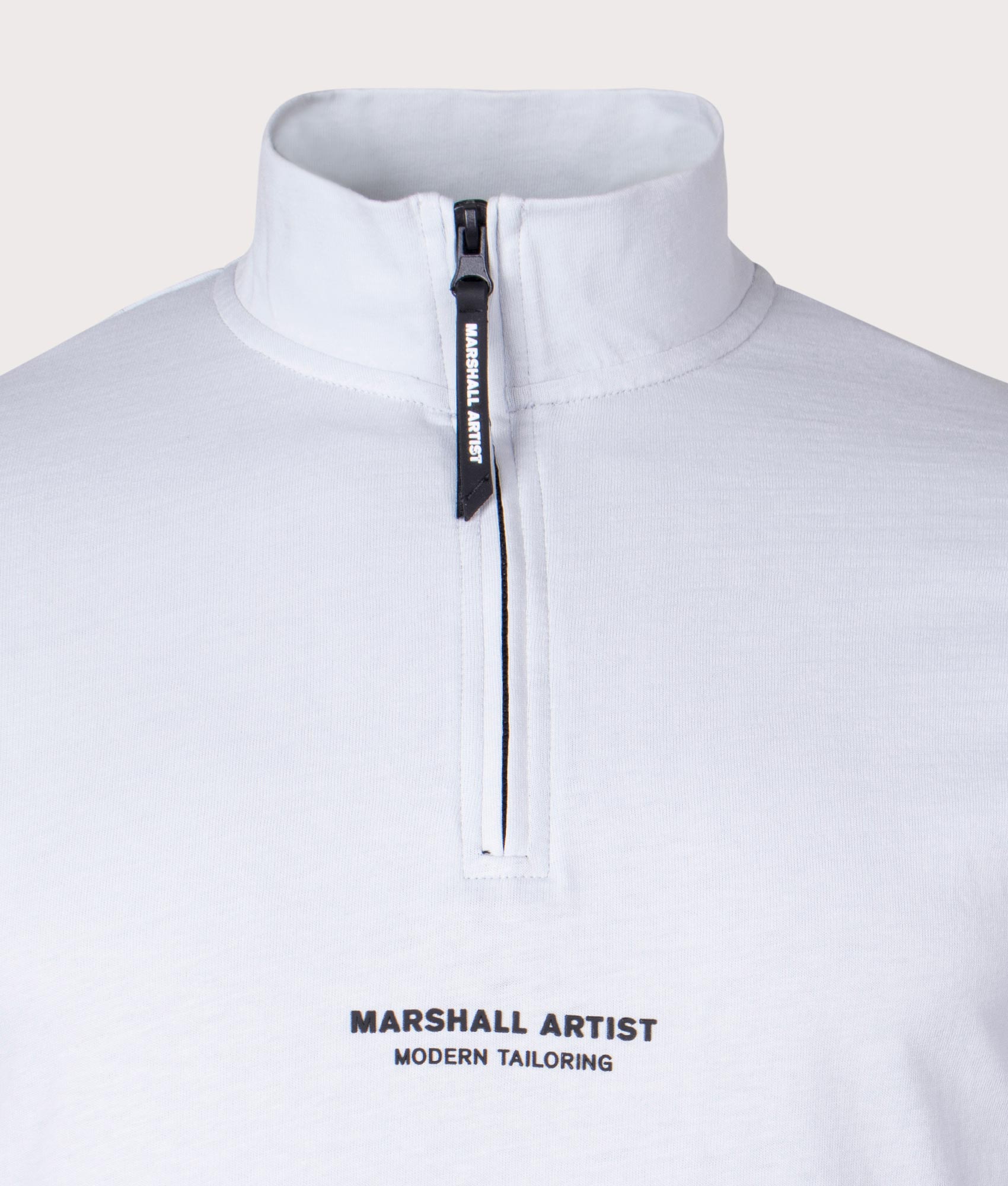 Quarter-Zip-Injection-Sweatshirt-Dolphin-Grey-Marshall-Artist-EQVVS