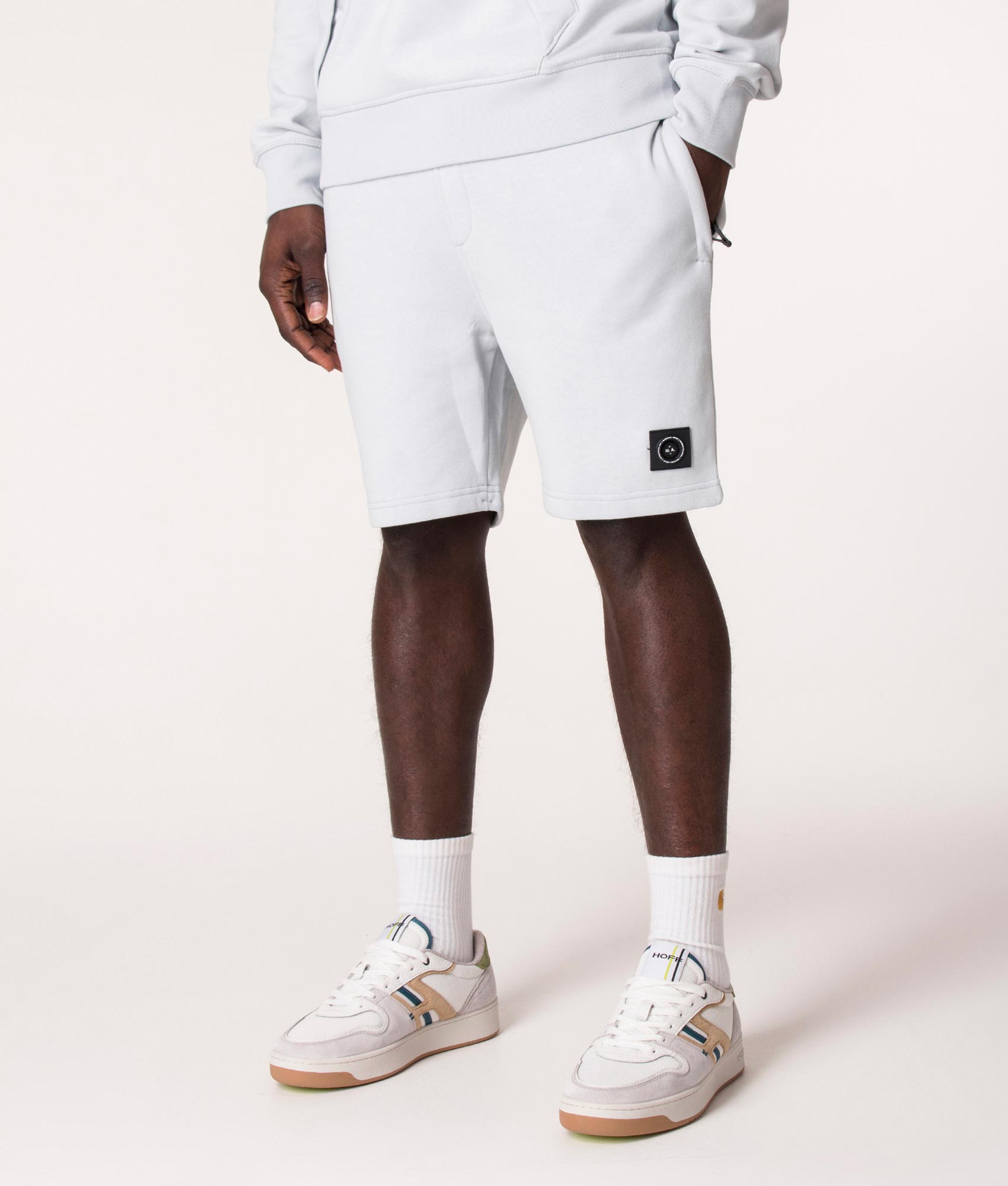 Regular-Fit-Siren-Fleece-Sweat-Shorts-Dolphin-Grey-Marshall-Artist-EQVVS