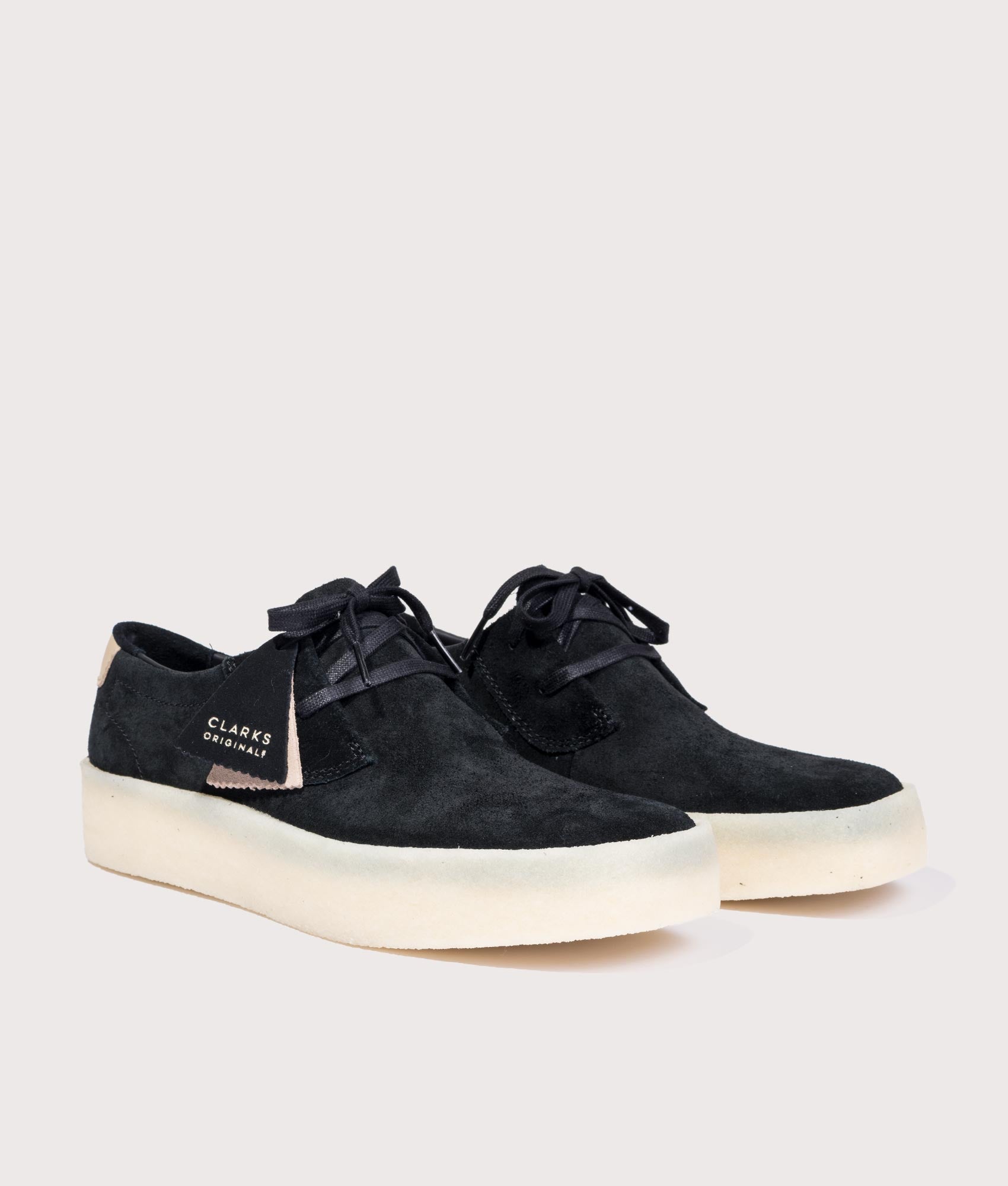 Minimaal Voorlopige naam koolhydraat Ashcott Cup Shoes Black Suede | Clarks Originals | EQVVS