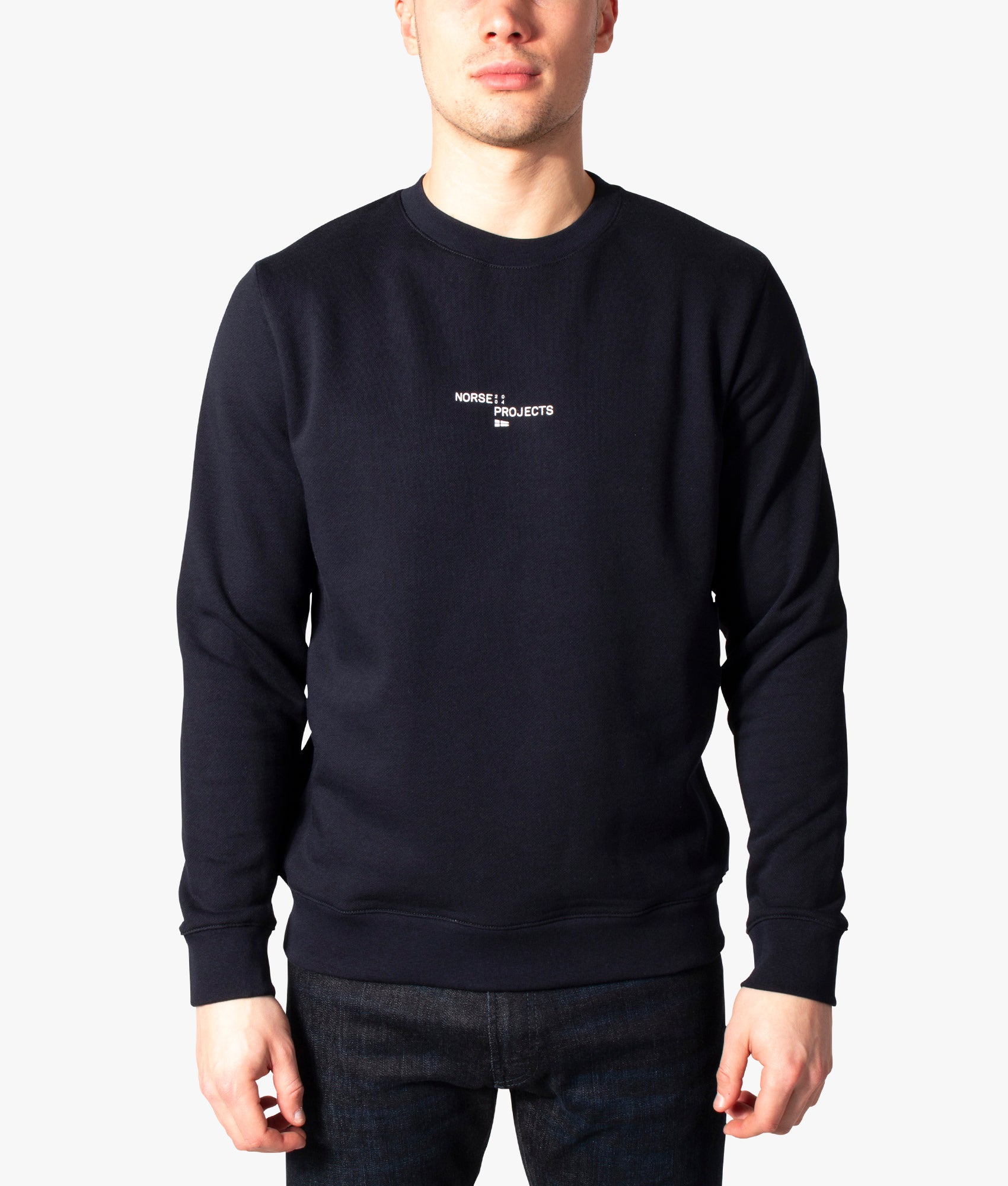 Vagn-Nautical-Logo-Sweatshirt-Dark-Navy-Norse-Projects-EQVVS 