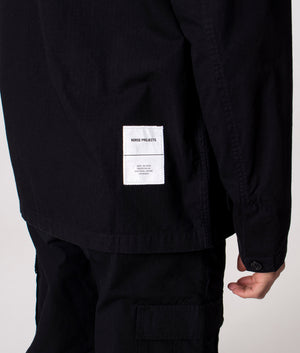 Mads-Ripstop-Tab-Series-Overshirt-Black-Norse-Projects-EQVVS