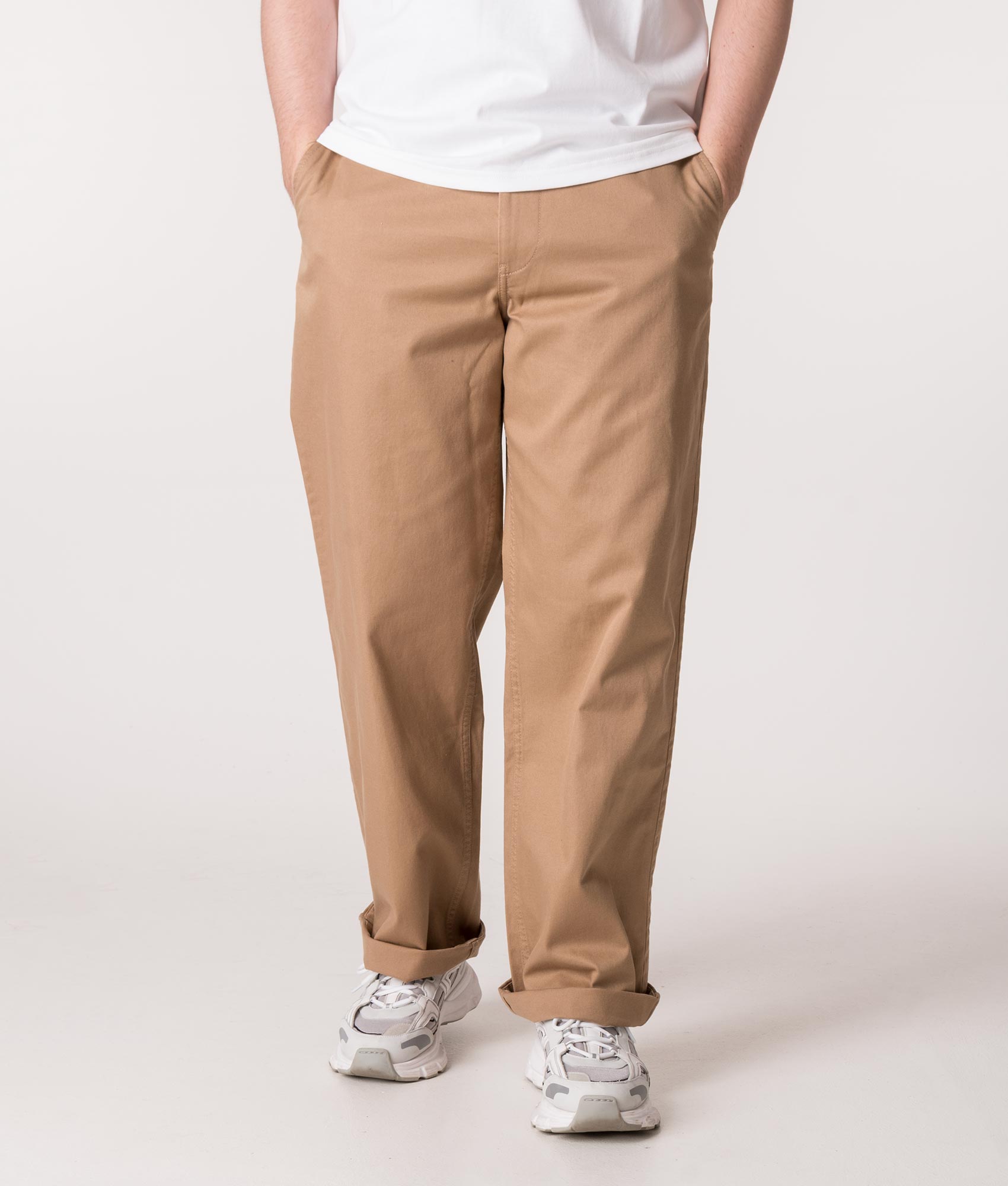 Regular-Fit-Stefan-Classic-Trousers-Khaki-Wood-Wood-EQVVS