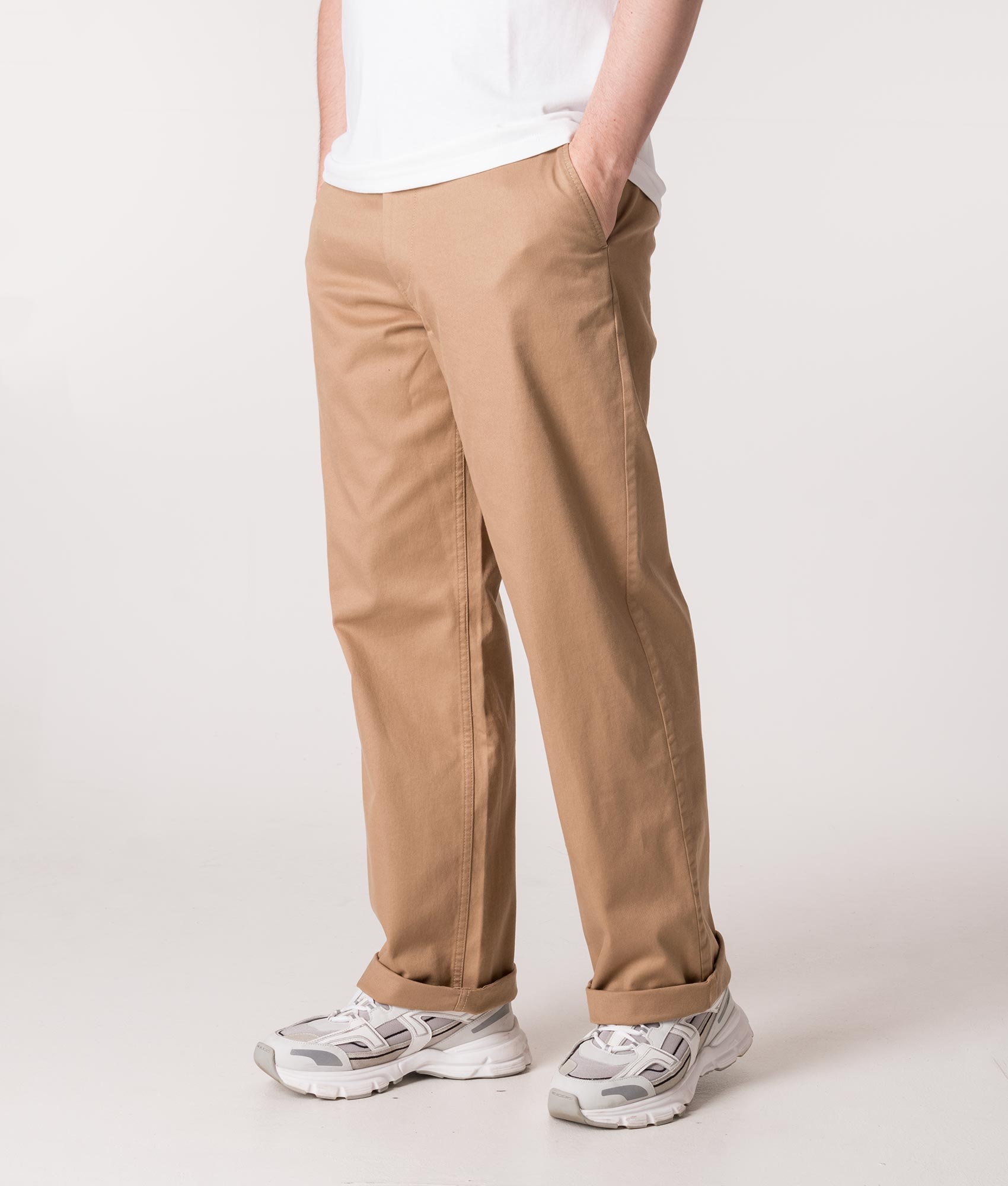 Regular-Fit-Stefan-Classic-Trousers-Khaki-Wood-Wood-EQVVS