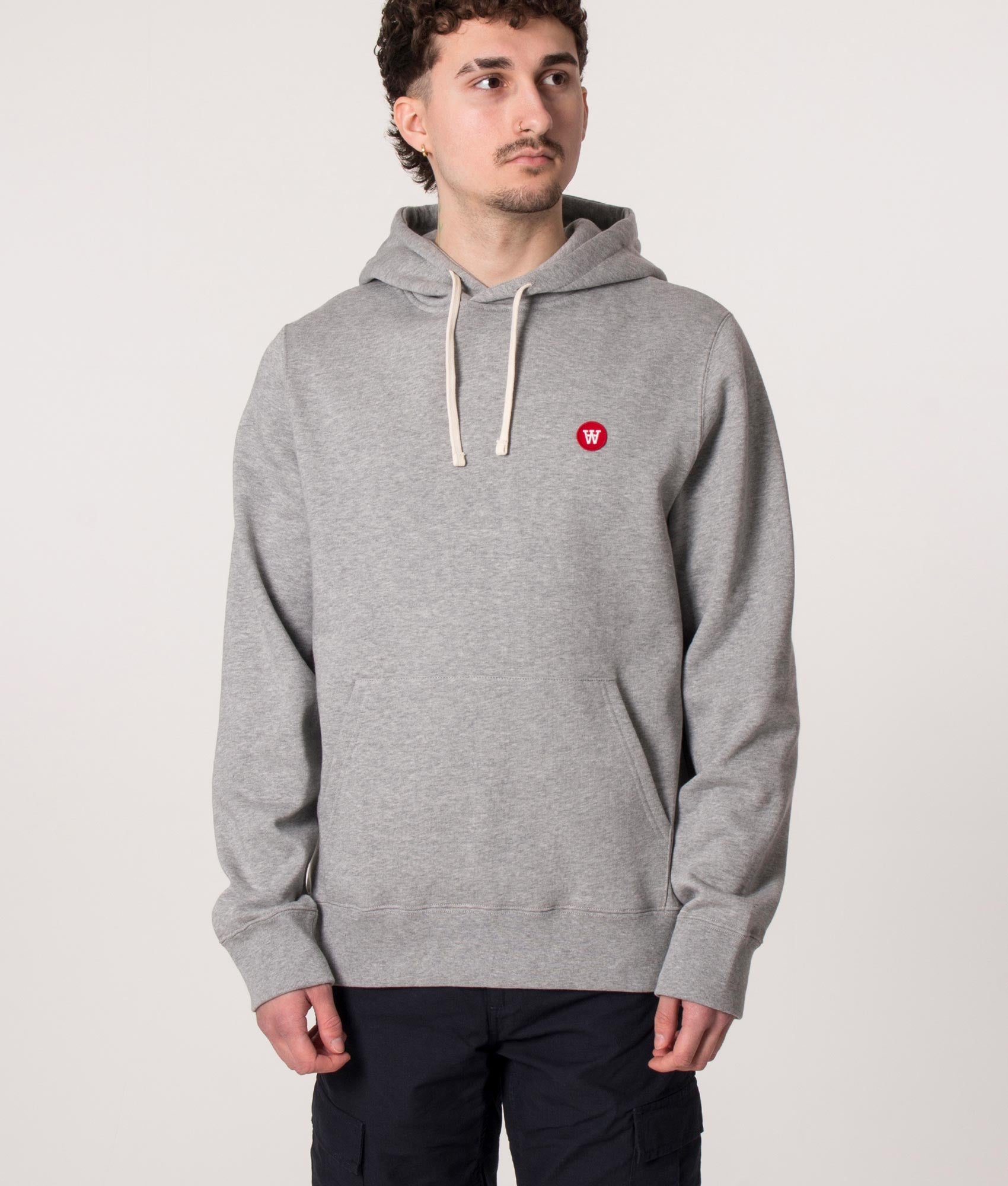 Ian-Hoodie-Grey-Melange-Wood-Wood-EQVVS