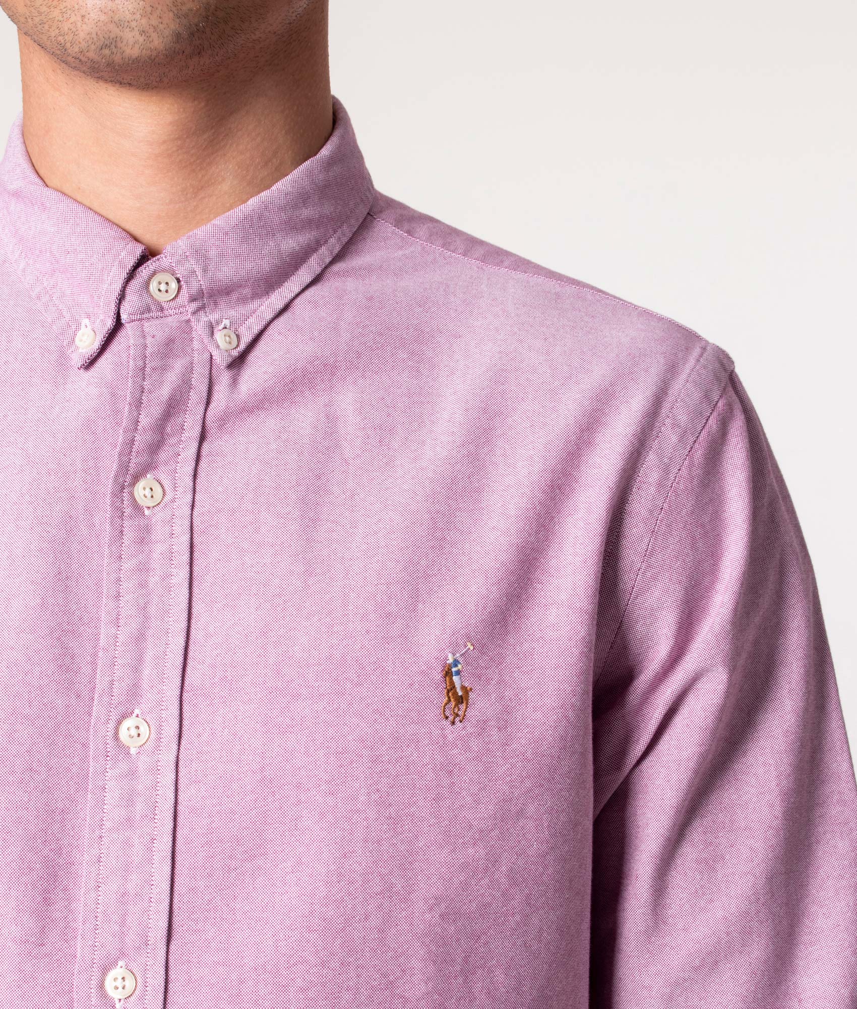 Slim-Fit-Oxford-Sport-Shirt-Crimson/White-Polo-Ralph-Lauren-EQVVS