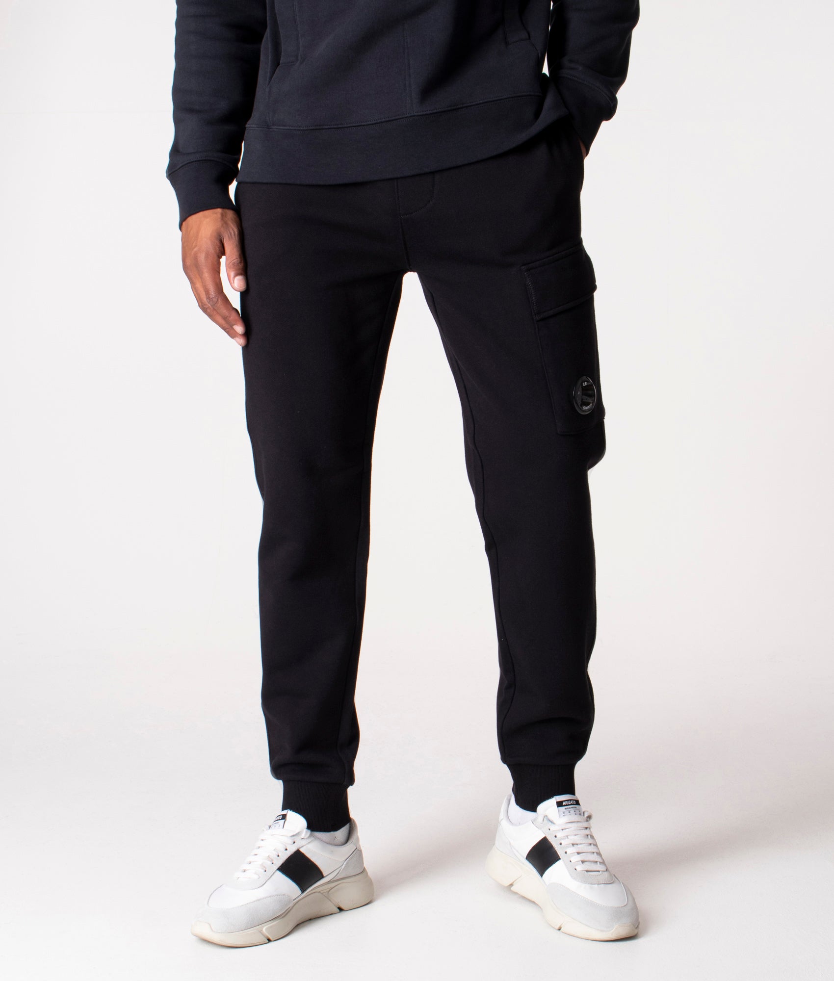 Regular-Fit-Diagonal-Raised-Fleece-Cargo-Joggers-Black-CP-Company-EQVVS