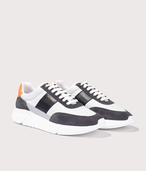 Genesis-Vintage-Runner-Sneakers-Grey/Orange-Axel-Arigato-EQVVS