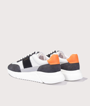 Genesis-Vintage-Runner-Sneakers-Grey/Orange-Axel-Arigato-EQVVS