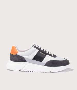 Genesis-Vintage-Runner-Sneakers-Grey/Orange-Axel-Arigato-EQVVS