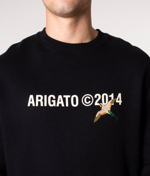 Relaxed-Fit-Monogram-Bee-Bird-Sweatshirt-Black-Axel-Arigato-EQVVS 