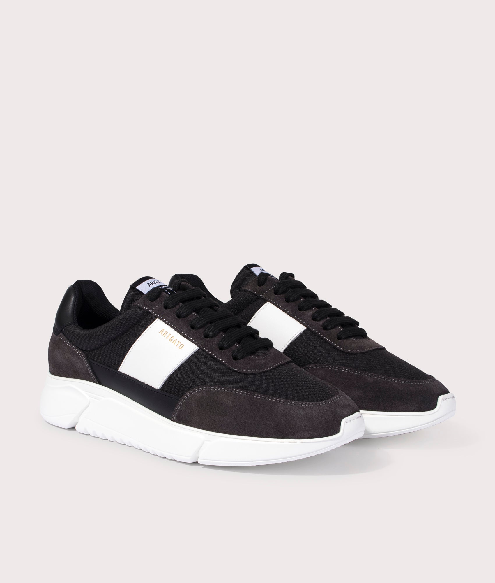 Genesis-Vintage-Runner-Sneakers-Black/White-Axel-Arigato-EQVVS