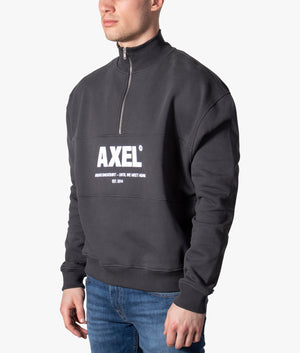 Oversized-Quarter-Zip-Adios-Sweatshirt-Faded-Black-EQVVS