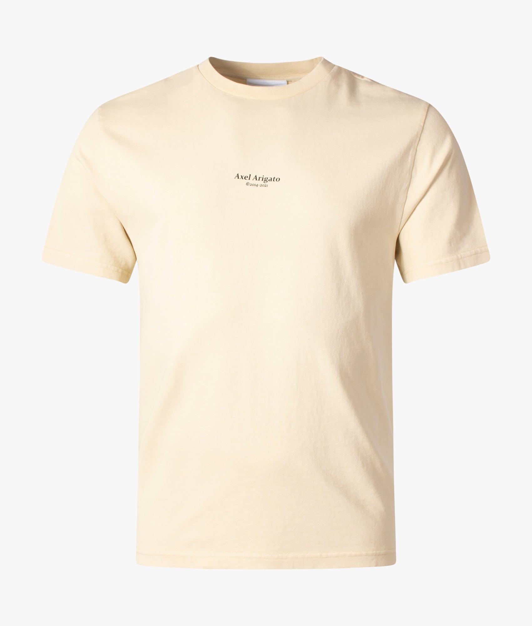 Focus-Logo-T-Shirt-Natural-Yellow-Axel-Arigato-EQVVS