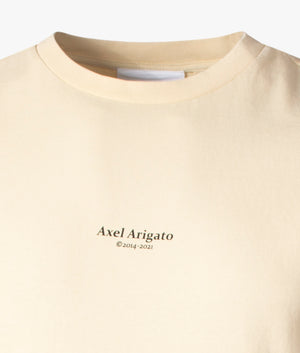 Focus-Logo-T-Shirt-Natural-Yellow-Axel-Arigato-EQVVS