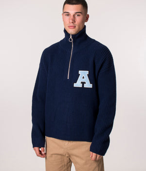 Team-Half-Zip-Sweatshirt-Navy-Blue-Axel-Arigato-EQVVS