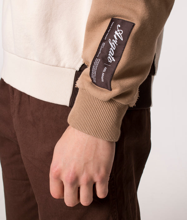 Oversized Fragment Sweatshirt Pale Beige | Axel Arigato | EQVVS