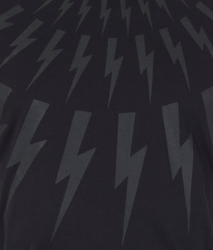 Fair-Isle-Thunderbolt-T-Shirt-Black-Black-Neil-Barrett-EQVVS