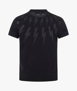 Fair-Isle-Thunderbolt-T-Shirt-Black-Black-Neil-Barrett-EQVVS