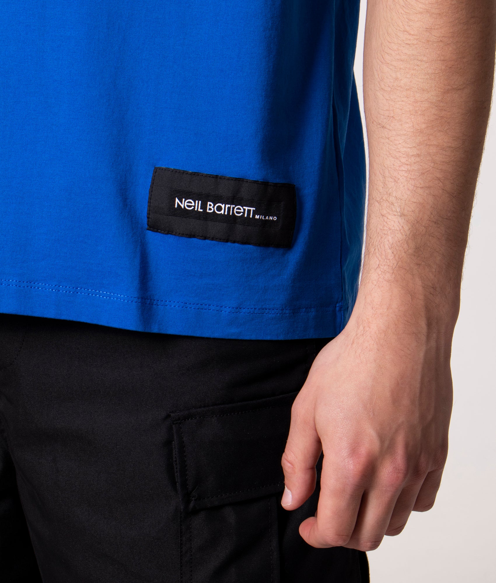 Relaxed-Fit-DJ-Sonic-Bolt-T-Shirt-Colbalt/Dark-Colbalt-Neil-Barrett-EQVVS