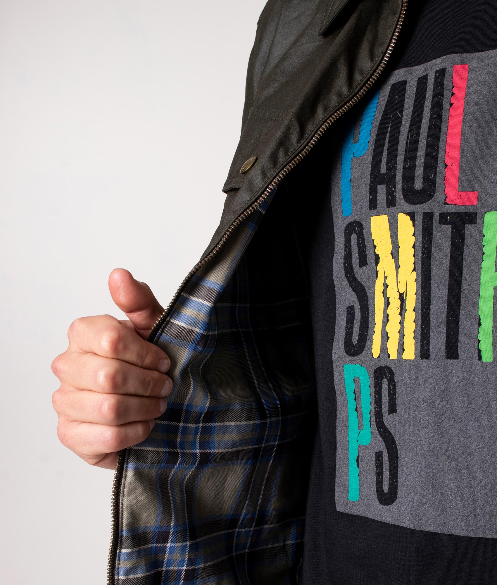 Slim-Fit-Dunstall-Wax-Jacket-Faded-Olive-Belstaff-EQVVS