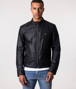 Slim Fit Kelland Waxed Jacket Black Belstaff EQVVS