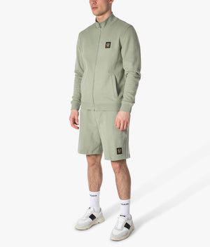 Regular-Fit-Logo-Patch-Sweat-Shorts-Laurel-Green-Belstaff-EQVVS