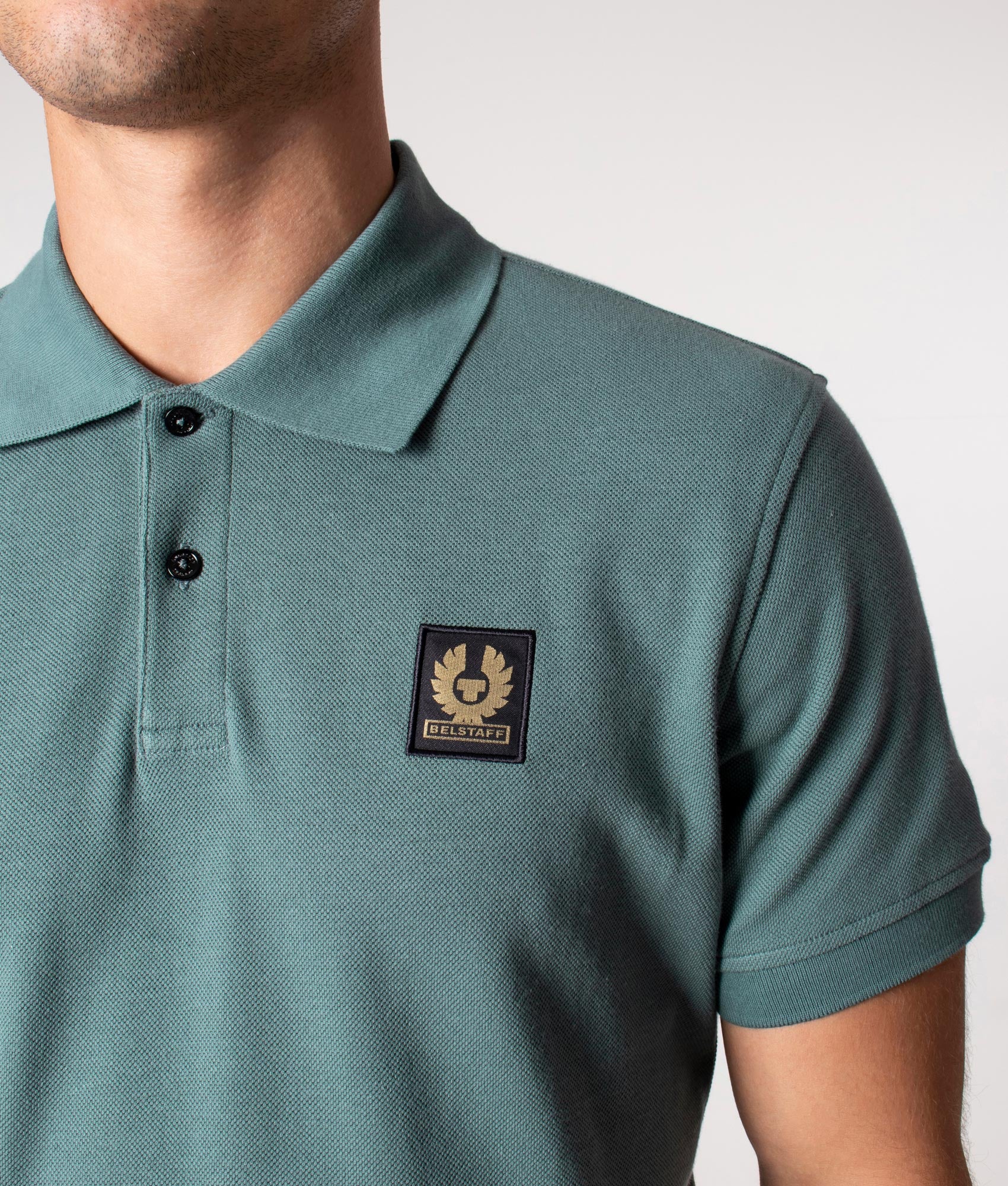 Belstaff-Short-Sleeve-Logo-Patch-Polo-Faded-Green-Belstaff-EQVVS