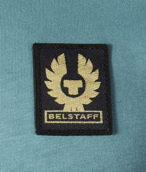 Belstaff-Short-Sleeve-T-Shirt-Faded-Teal-Belstaff-EQVVS