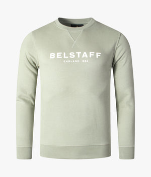 Belstaff-1924-Sweatshirt-Laurel-Green/Off-White-Belstaff-EQVVS