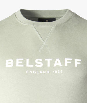 Belstaff-1924-Sweatshirt-Laurel-Green/Off-White-Belstaff-EQVVS