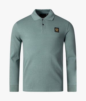 Long-Sleeve-Polo-Teal-Belstaff-EQVVS