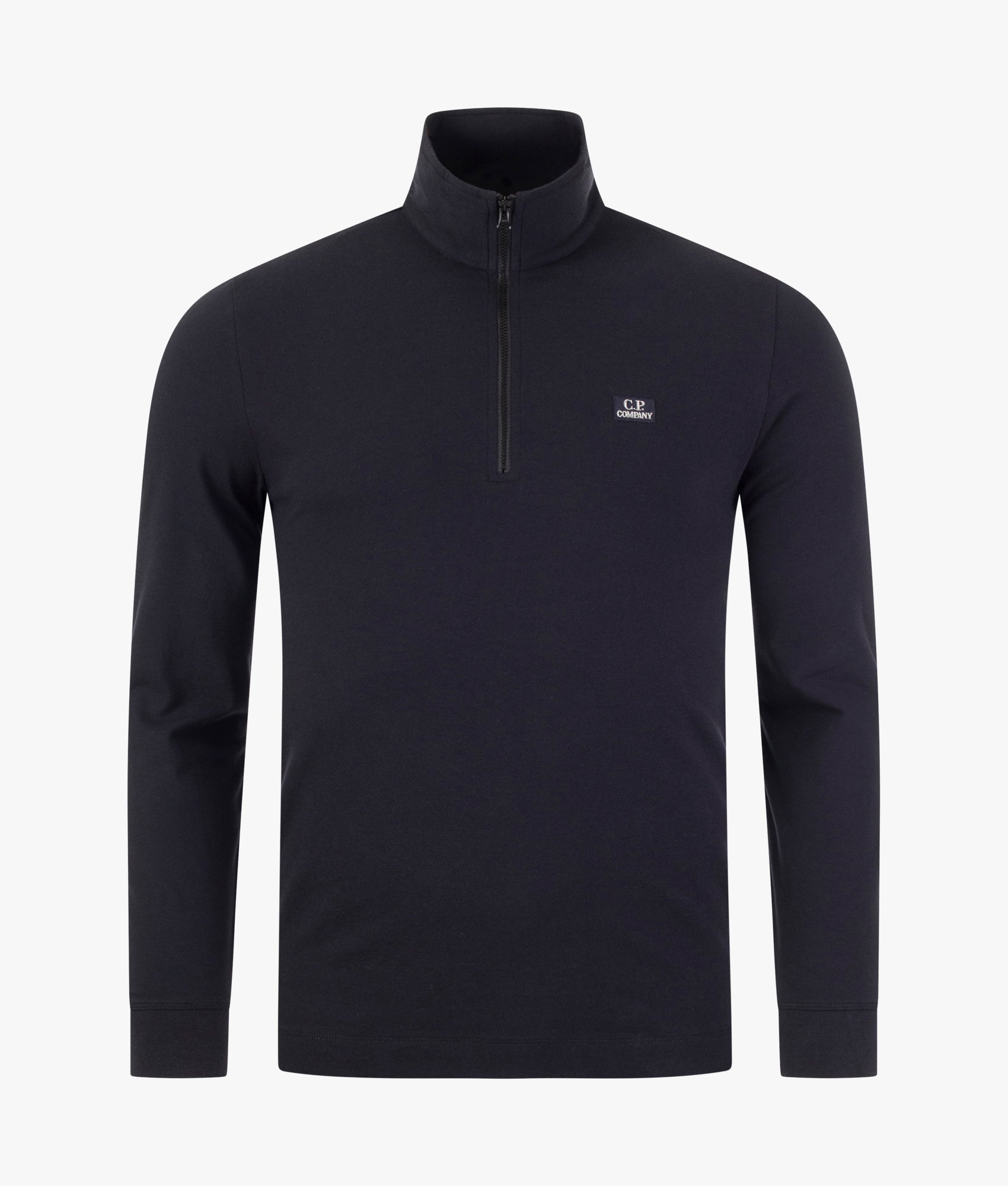 Stretch Piqué L/S 1/4 Zip Polo Shirt