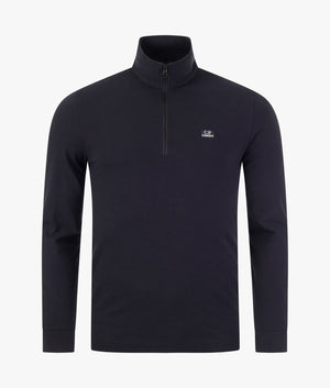 Stretch Pique L/S 1/4 Zip Polo Shirt
