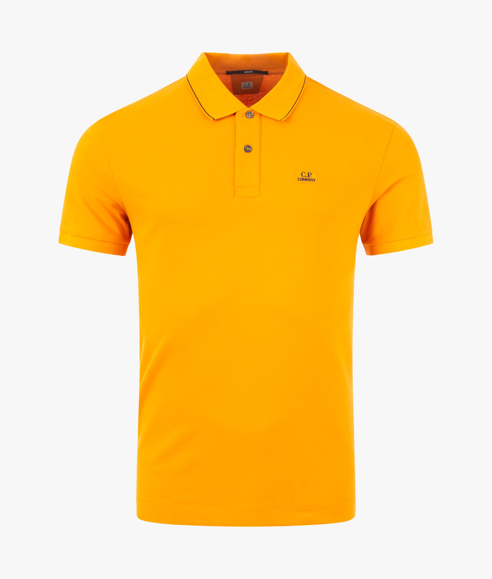 Stretch-Pique-Classic-Logo-Polo-Shirt-Desert-Sun-C.P-Company-EQVVS