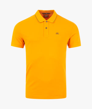 Stretch-Pique-Classic-Logo-Polo-Shirt-Desert-Sun-C.P-Company-EQVVS