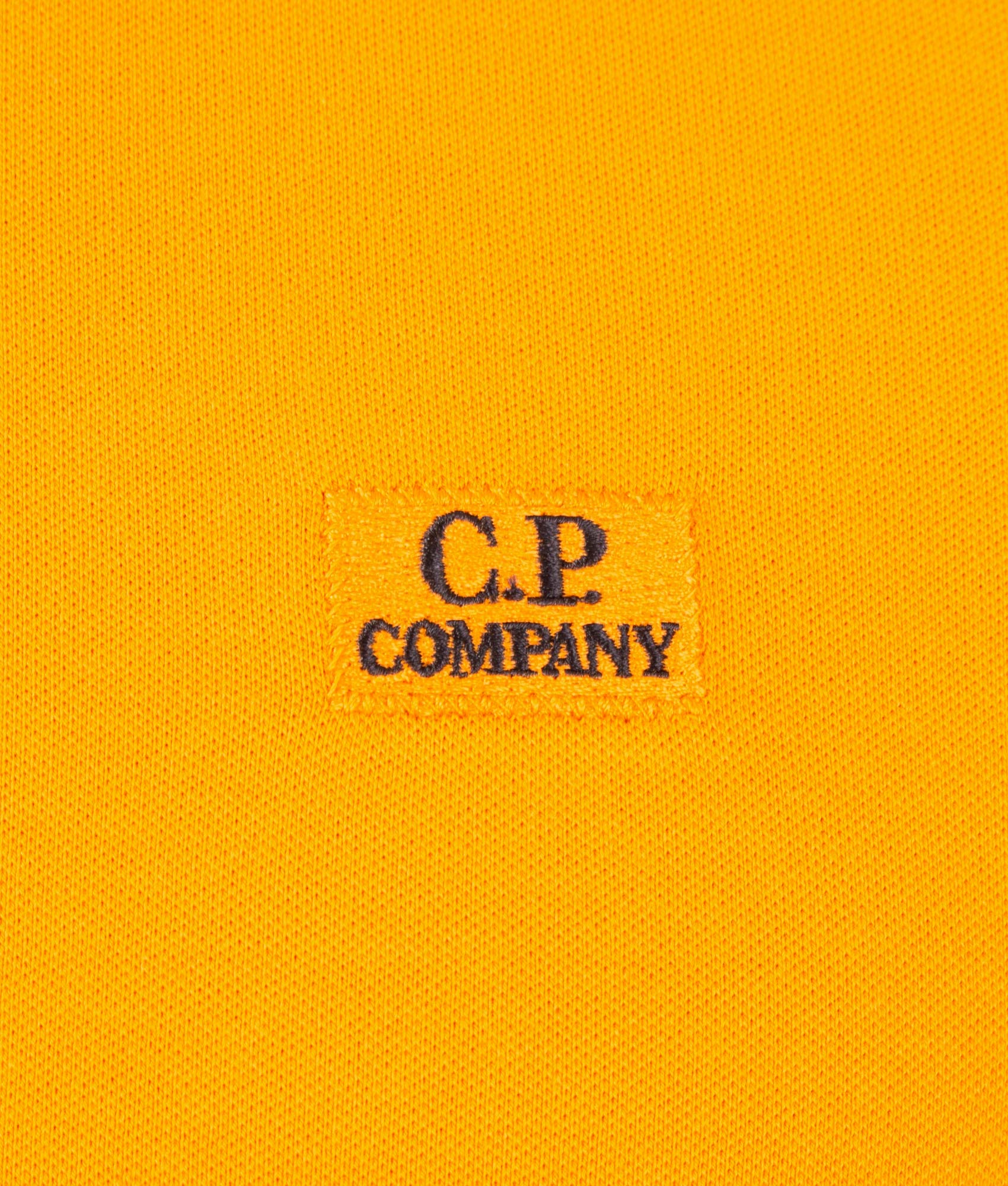 Stretch-Pique-Classic-Logo-Polo-Shirt-Desert-Sun-C.P-Company-EQVVS