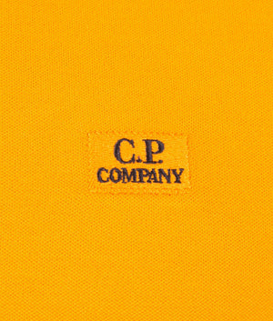 Stretch-Pique-Classic-Logo-Polo-Shirt-Desert-Sun-C.P-Company-EQVVS