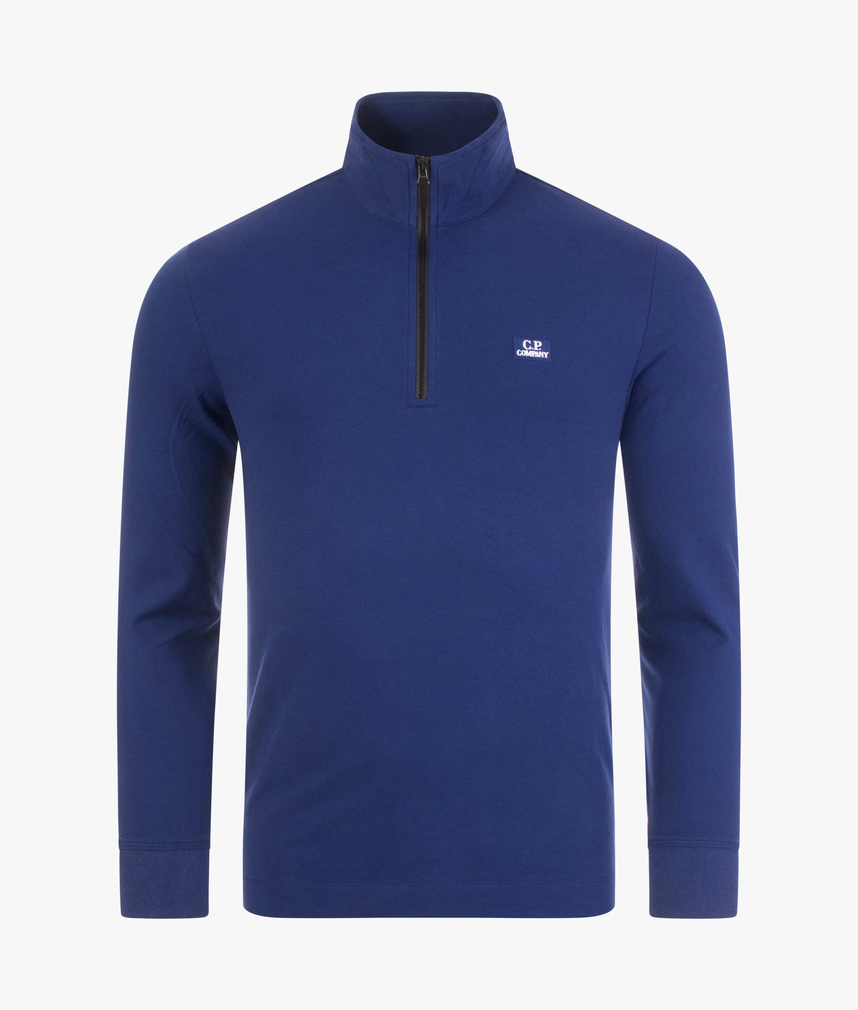 Stretch Piqué L/S 1/4 Zip Polo Shirt
