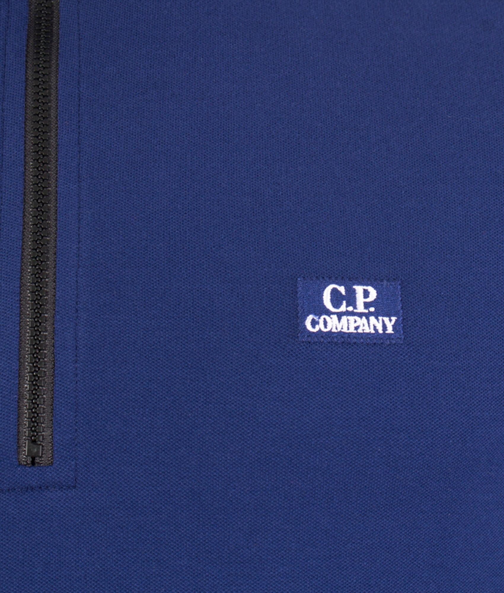 Stretch Piqué L/S 1/4 Zip Polo Shirt